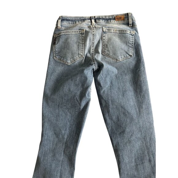 PAIGE Womens Distressed Skinny Jeans Size 25 - Picture 5 of 7